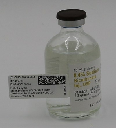 Serialized Label (51662 1256 1 Sodium Bicarbonate 50 Serialized Label)
